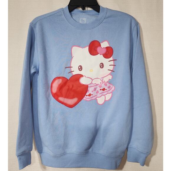 Hello kitty valentine sweatshirt women's graphic XXS - Picture 1 of 6